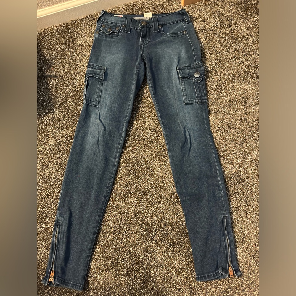 True Religion jeans, size 26, 98% cotton